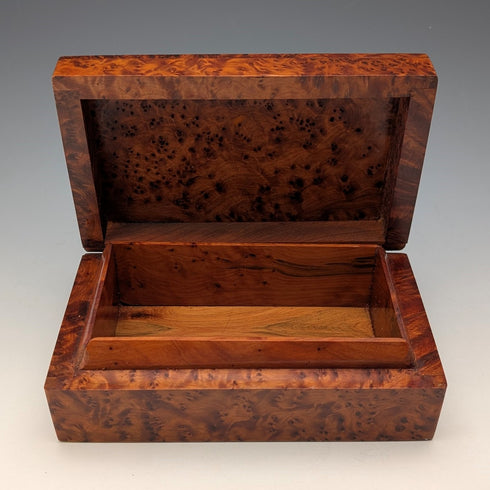 英国ヴィンテージ 木製 ラミネート張り ボックス