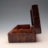 Vintage British wooden laminated box