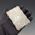 1873 British antique sterling silver card case, 91g, Colen Hewer, Cheshire