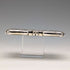 1856 British antique sterling silver card case 66g Frederick Marson