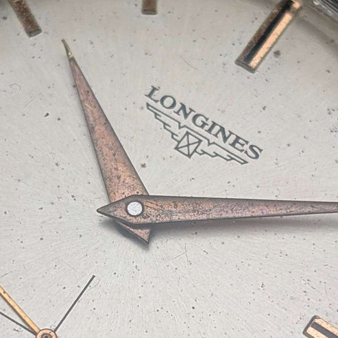 1958 Longines Ref8888 Men's Mechanical Wristwatch Cal30L 35mm Stainless Steel Case