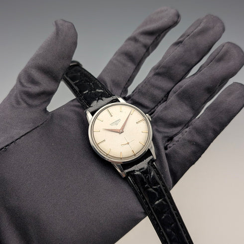 1958 浪琴 Ref8888 男士機械腕錶 Cal30L 35 毫米不鏽鋼錶殼