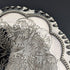 1900 British antique silver plate basket with movable handle by Roberts & Belk