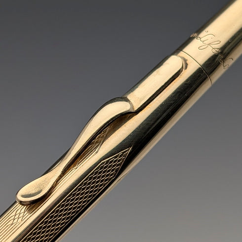 英国ヴィンテージ ライフロング ロールドゴールド製 推進式シャープペンシル