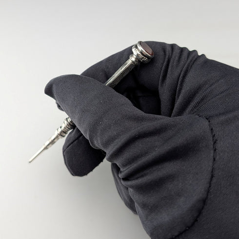 1908年頃 英国アンティーク 純銀製製 推進式ペンシル 59-81mm Francis Webb