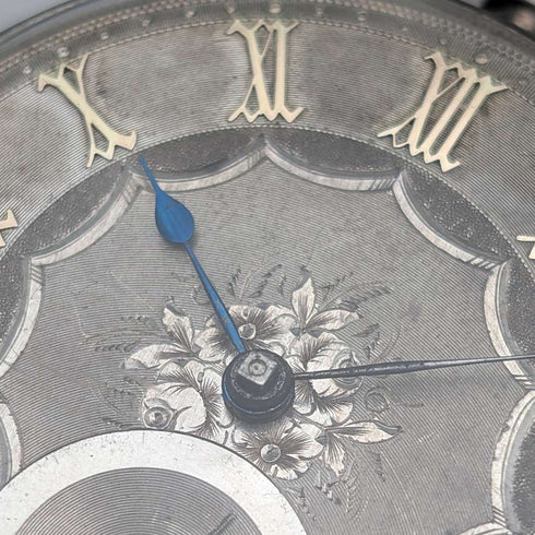 1862 British antique decorative dial key-wound pocket watch, diameter 53mm, in good working order