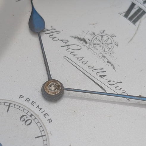 1920 年代英國古董 Russell 懷錶鍍金獵人錶殼使用狀況良好