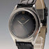 1945 Omega 2421/1 Men's Automatic Watch Cal28.10RA Black Dial 35mm Stainless Steel Case Good Working Condition