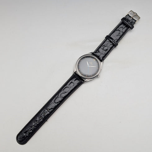 1945年 歐米茄 2421/1 男士用 自動上鍊腕錶 Cal28.10RA 黑色錶盤 35mm不鏽鋼錶殼 運作良好