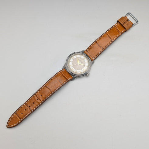 1950年代左右 Zenith 紳士用 自動上鍊腕錶 Cal133 35mm不鏽鋼錶殼 運作良好