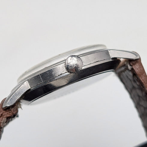 1950年代左右 Zenith 紳士用 自動上鍊腕錶 Cal133 35mm不鏽鋼錶殼 運作良好