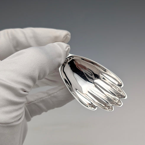 2014年 英国 純銀製 手型デザイン ティーキャディースプーン Francis Howard