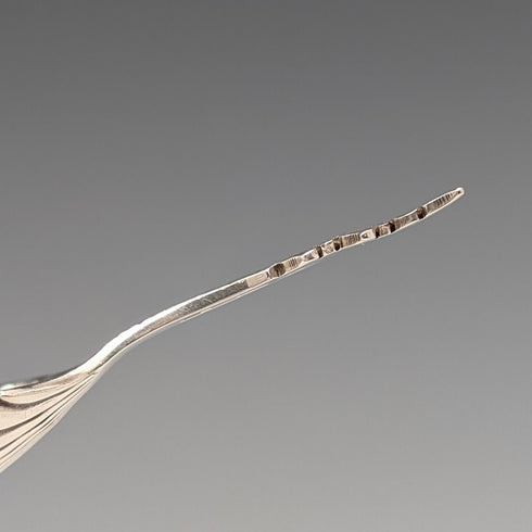 1910年 英国アンティーク 純銀製 ティーキャディースプーン William Hutton