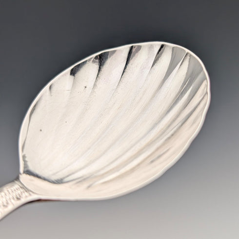 1807年 英国アンティーク 純銀製 ティーキャディースプーン George Wintle