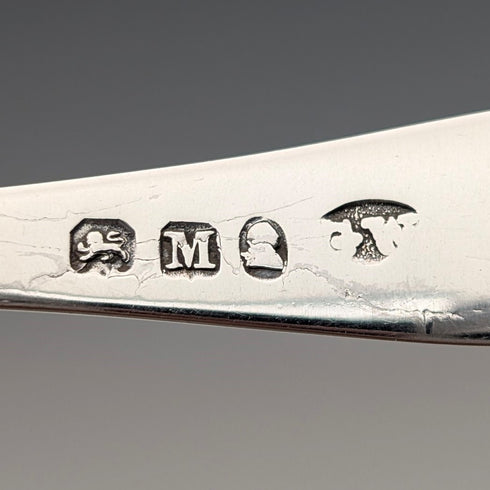 1807年 英国アンティーク 純銀製 ティーキャディースプーン George Wintle