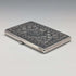 1874 British antique pure silver double door card case 104g George Unite
