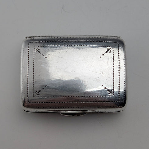 1820 年英國古董純銀油醋汁配海綿 Ledsam&Vale