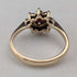 British Vintage Jewelry 9ct Gold & Garnet Ring 2.3g (Size 12)