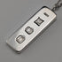 1978 British sterling silver ingot pendant, 16g, with necklace