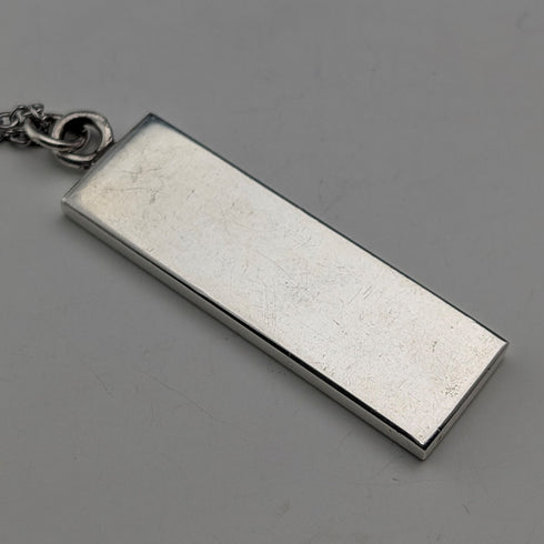 1977 British sterling silver jubilee ingot pendant 17g with necklace