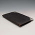 1902 British antique sterling silver decorated leather bi-fold wallet PWS