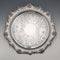 Vintage Canadian silver plate round legless Salva, diameter 37cm