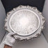 Vintage Canadian silver plate round legless Salva, diameter 37cm