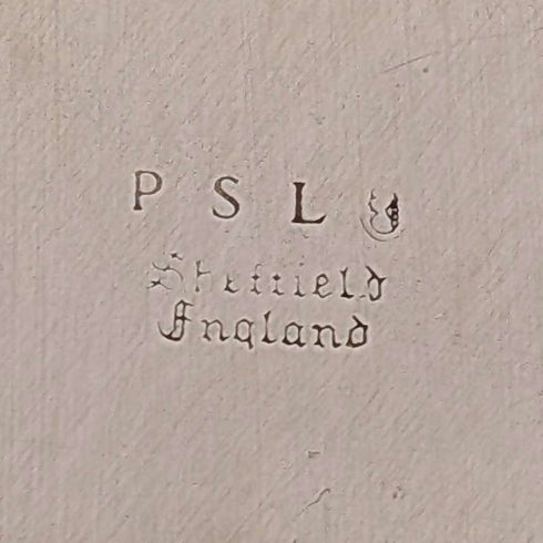 英國復古鍍銀八角形盤 Parkin 盒裝