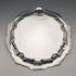 1908 British antique sterling silver salver, diameter 30cm, 624g, William Devenport