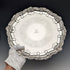 1908 British antique sterling silver salver, diameter 30cm, 624g, William Devenport