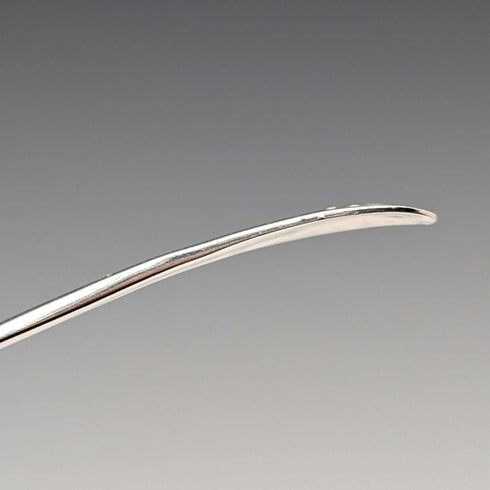 1896 British antique sterling silver tea caddy spoon by Horace Woodwood