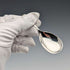 1896 British antique sterling silver tea caddy spoon by Horace Woodwood