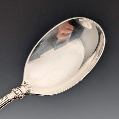 1885年 英国アンティーク 純銀製ティースプーンx6 計76g John Round