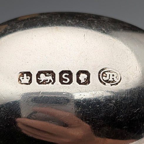 1885年 英国アンティーク 純銀製ティースプーンx6 計76g John Round