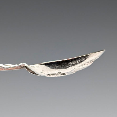 アンティーク 835シルバー製 ティースプーンx4 計36g