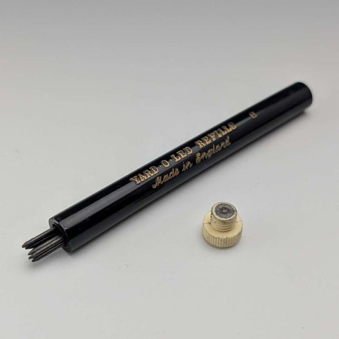 1965 年英國復古 Yard O 紅色純銀六角驅動鉛筆,帶有正品筆芯