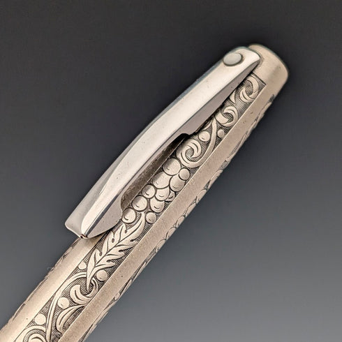 米国ヴィンテージ シェーファー 純銀製 シャープペンシル・ボールペンセット ケース入