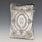 1878 British antique sterling silver card case 92g Robert Thornton