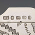 1878 British antique sterling silver card case 92g Robert Thornton