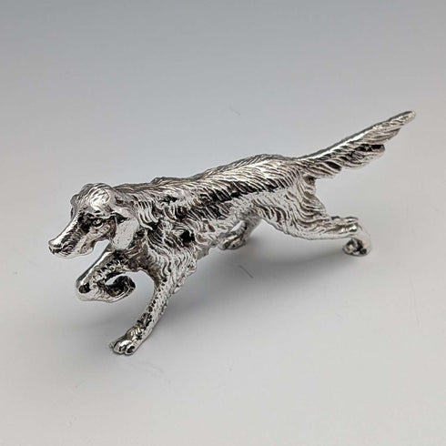 CSR Limited, UK, Sterling Silver Irish Setter Miniature Dog Figurine