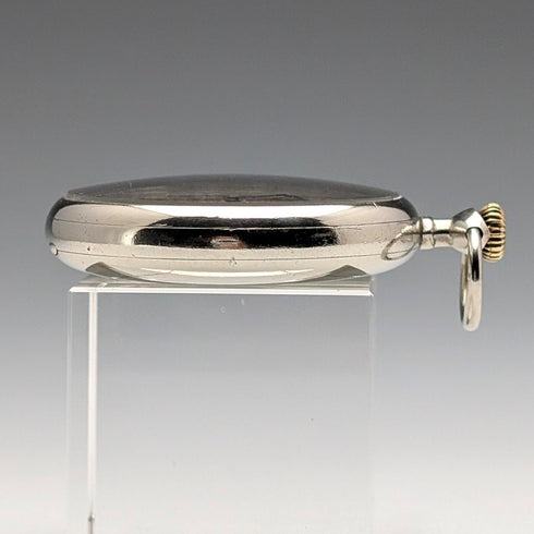 1930年頃 ヴィンテージ オメガ 懐中時計 合金ケース オープンフェース 動作良好