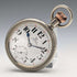 Circa 1915 Antique Omega Pocket Watch Diameter 53mm Railroad Watch Alloy Case In Good Working Condition