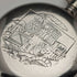 Circa 1915 Antique Omega Pocket Watch Diameter 53mm Railroad Watch Alloy Case In Good Working Condition