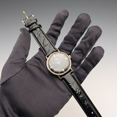 1961 Omega Seamaster Ref14765 61 SC Men's Automatic Watch Cal552 Black Dial Good Working Condition