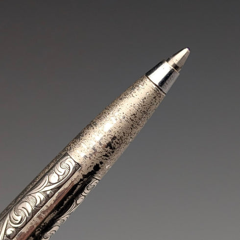 米国ヴィンテージ シェーファー 純銀製 シャープペンシル・ボールペンセット ケース入