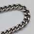 Circa 1900 British antique sterling silver Albert chain, 75g, with sterling silver Vesta case