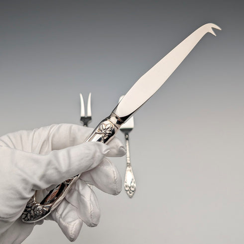 北欧ヴィンテージ 830シルバー製 チーズサーバートリオ TH Marthinson