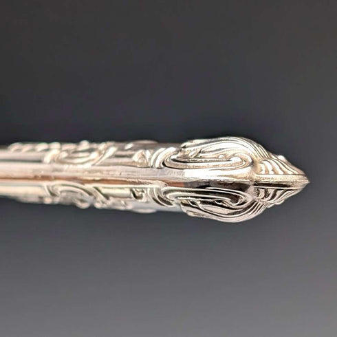 1977 British Vintage Pure Silver Handle Butter Knife Harrison Brothers Paper Box
