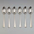 1957 British Vintage Multi-Hallmark Sterling Silver Teaspoons x 6, Total 80g, Roberts & Belk, Case Included