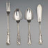Antique British silver plate dessert set, Mappin & Webb, in case
